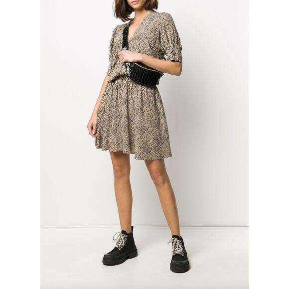 Zadig & Voltaire Russel Leopard-print Dress Small - Picture 1 of 10